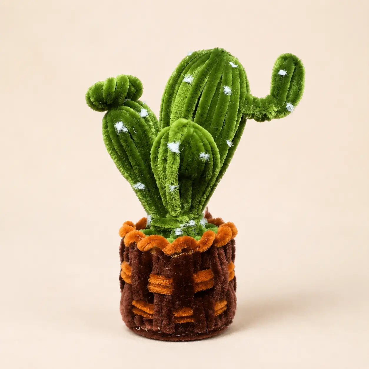 A characterful handmade cactus that stays green.